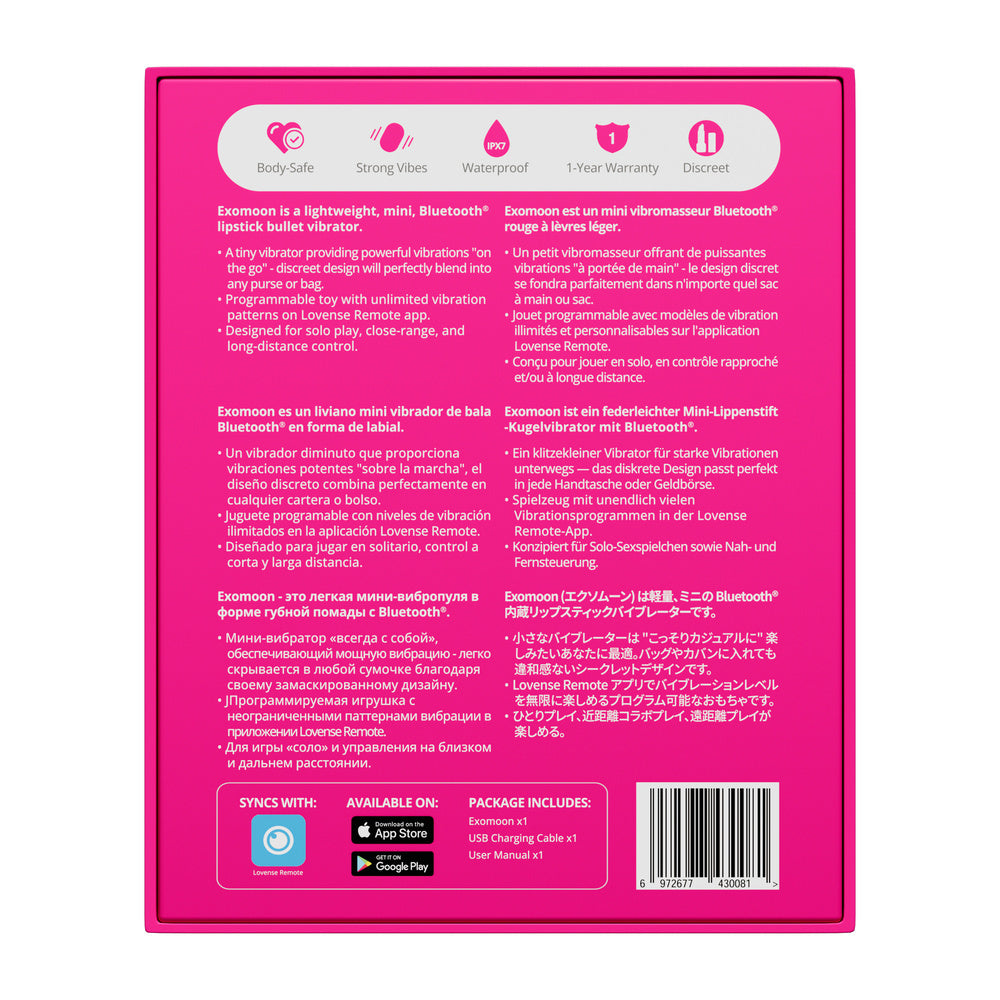 Vibrierender Lippenstift Exomoon Lovense