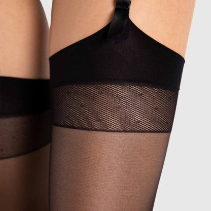 Bas noirs à couture Diva - Bas noirs à couture Diva