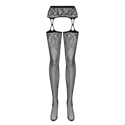 Collants ouverts porte-jarretelles S206 Obsessive