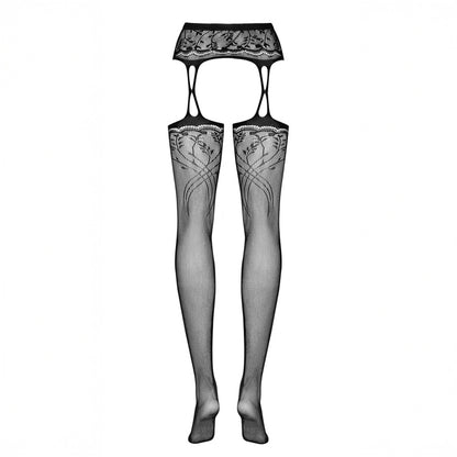 Collants ouverts porte-jarretelles S206 Obsessive