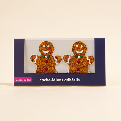Weihnachtliche Brustwarzenabdeckungen - Männchen