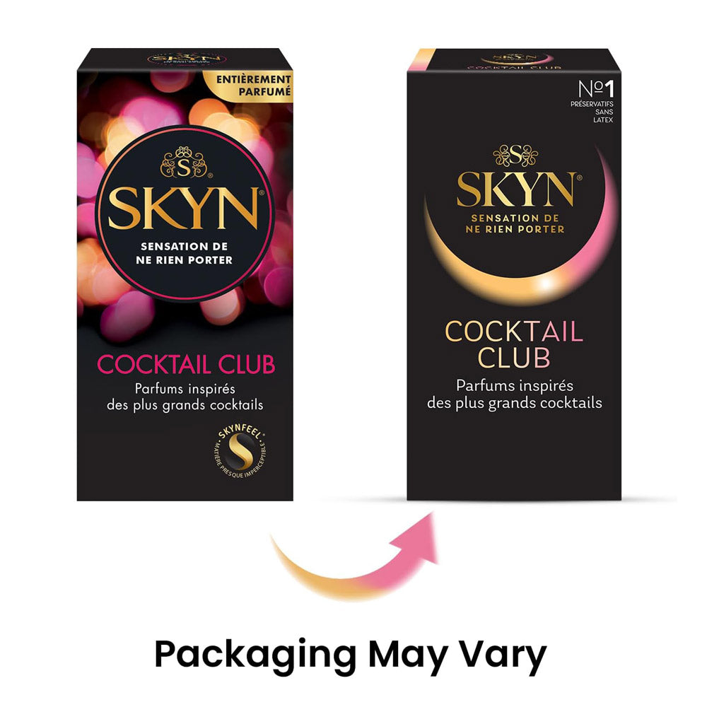 Condoms without flavored latex Skyn Cocktail Club
