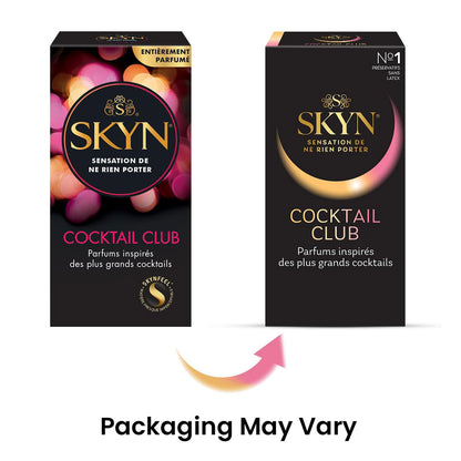 Condoms without flavored latex Skyn Cocktail Club