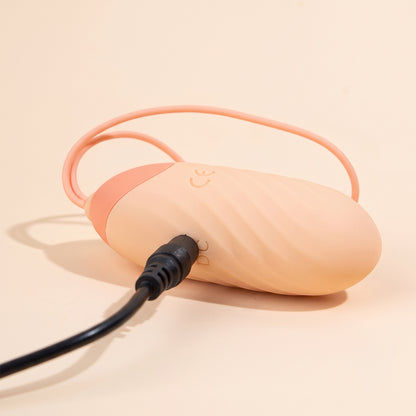 Cocotte oeuf vibrant télécommandé - Pêche