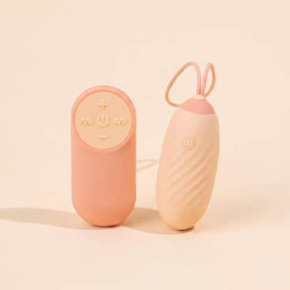 Cocotte oeuf vibrant télécommandé - Pêche