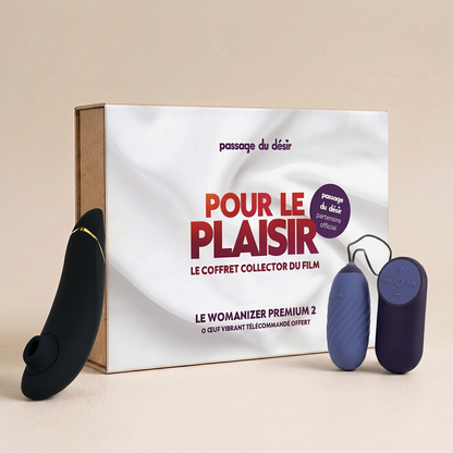 Offizielles Womanizer-Geschenkset des Films Pour le plaisir - Schwarz