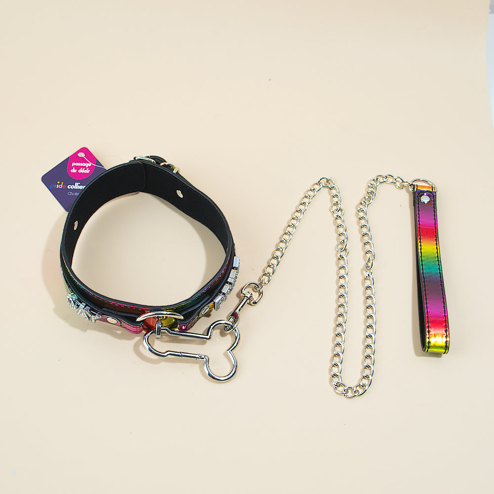 Halsband und Leine Pride