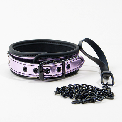 Collier et laisse Balade-moi - Rose