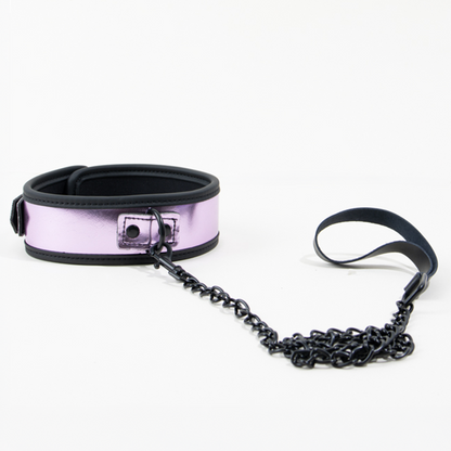Collier et laisse Balade-moi - Rose