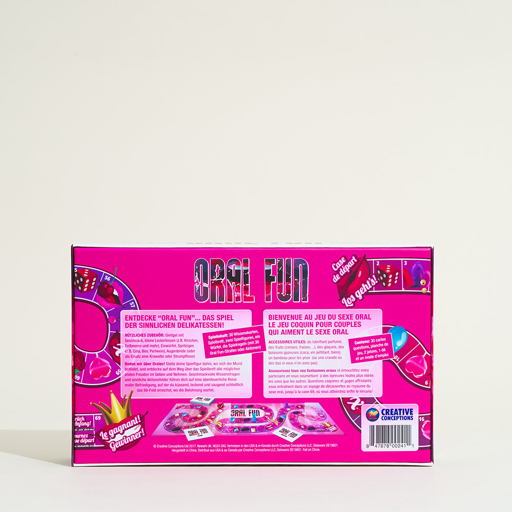 Oral fun: naughty game for couple