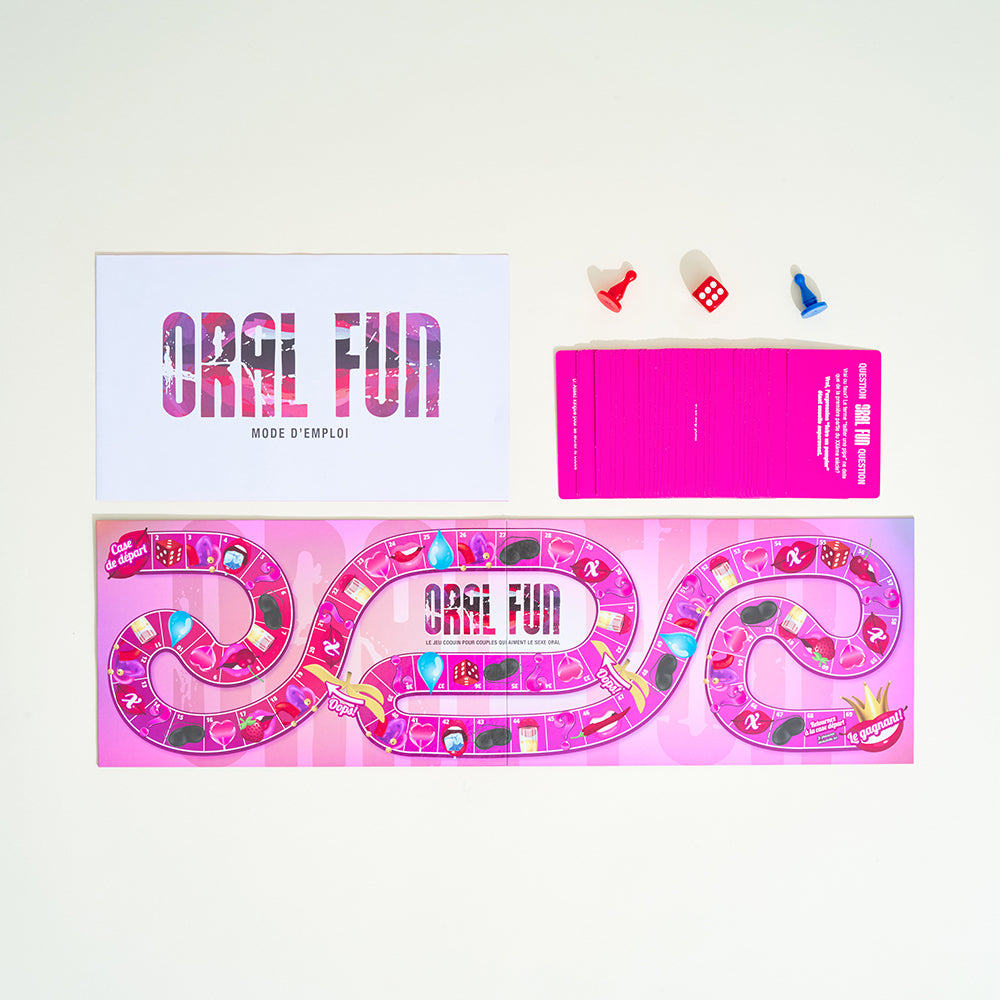 Oral fun: naughty game for couple