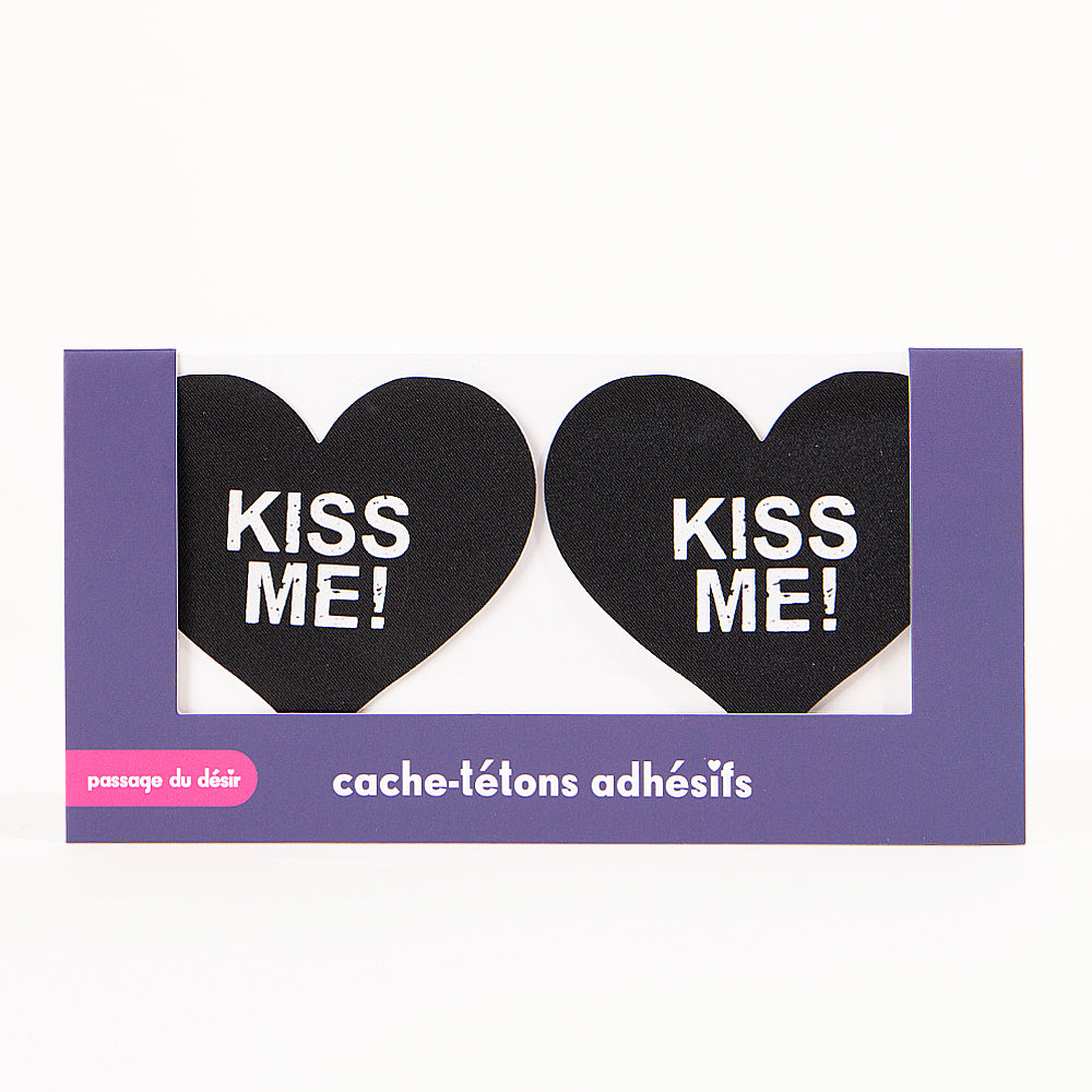 Cache-tétons Passage du Désir - Coeurs Kiss me
