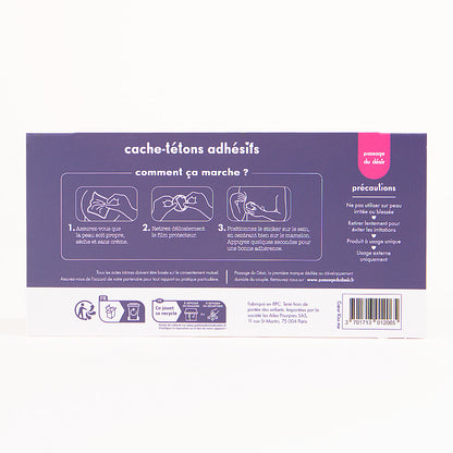 Cache-tétons Passage du Désir - Coeurs Kiss me