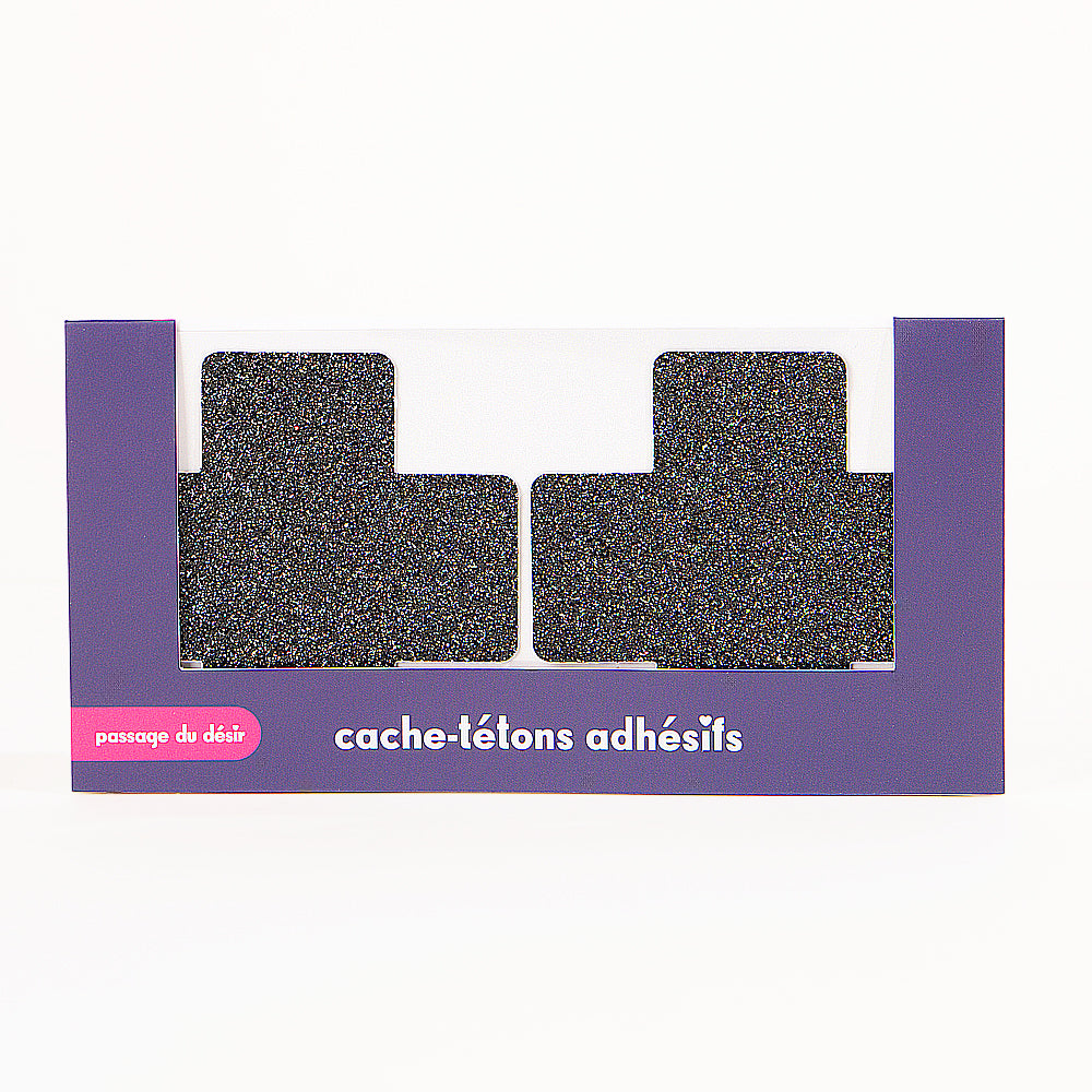 Cache-tétons Passage du Désir - Croix strass