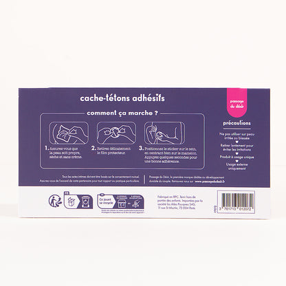 Cache-tétons Passage du Désir - Éclairs strass