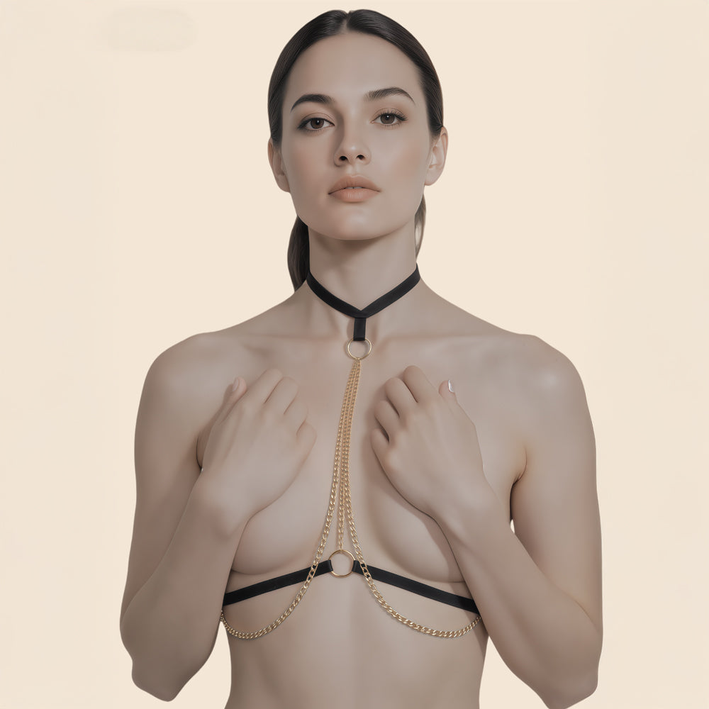 Anna chain bust harness 