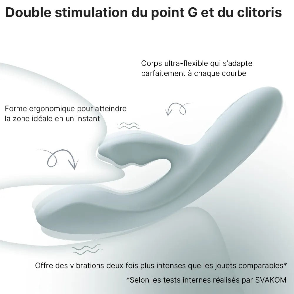 Connected and heated chika rabbit Svakom