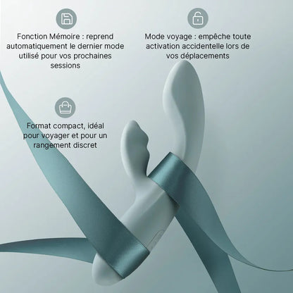 Connected and heated chika rabbit Svakom