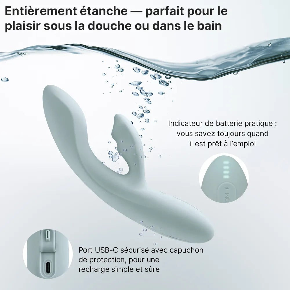 Connected and heated chika rabbit Svakom