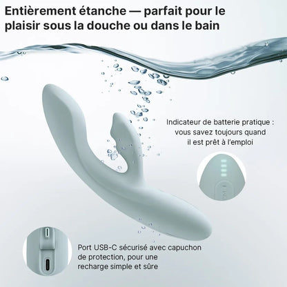 Connected and heated chika rabbit Svakom