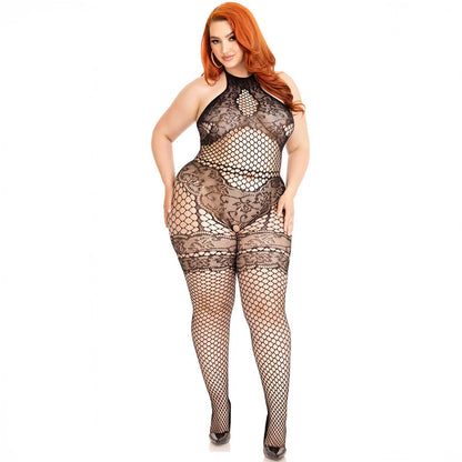Combinaison ouverte effet lingerie - Combinaison ouverte effet lingerie