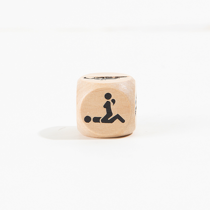 Liebhaber-Würfel aus Holz