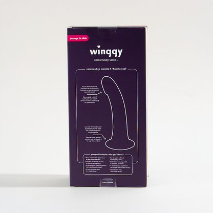 Funky suction cup dildo  - Winggy