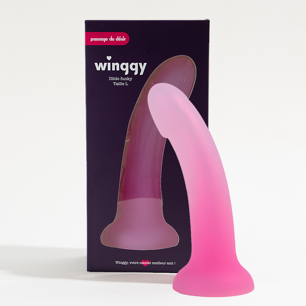 Funky suction cup dildo  - Winggy