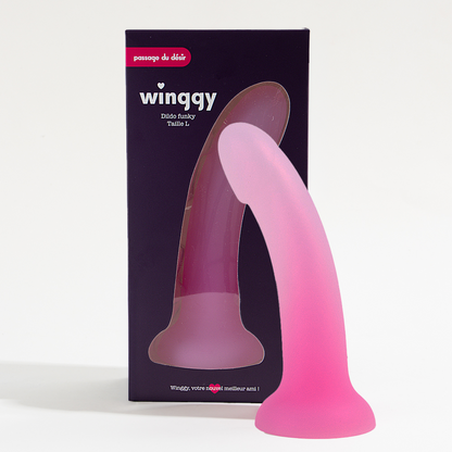 Funky suction cup dildo  - Winggy