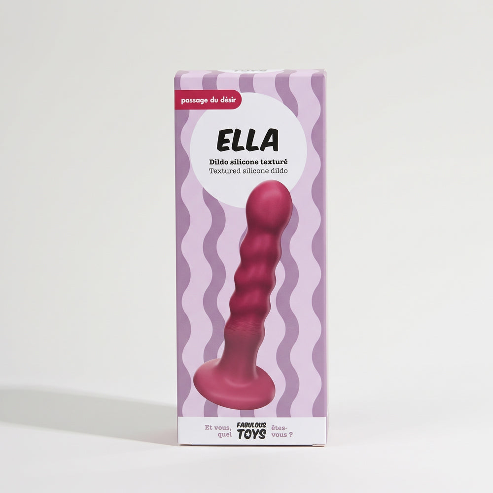 Dildo met structuur Ella