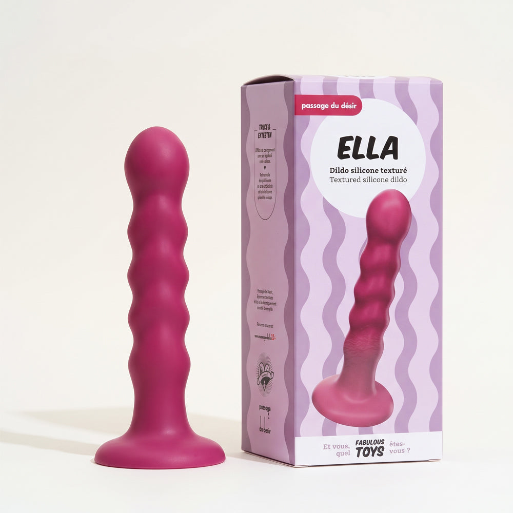 Dildo met structuur Ella