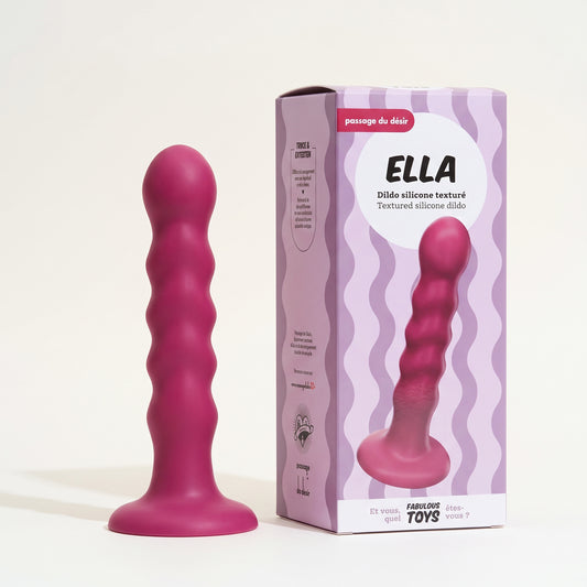 Ella textured dildo