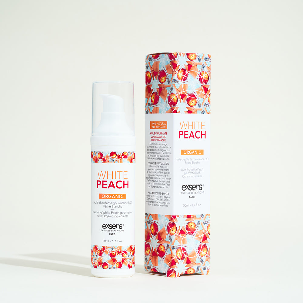 Huile de massage chauffante gourmande bio