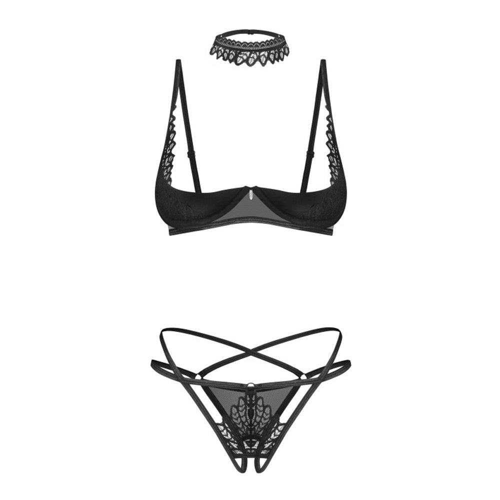 Ensemble ouvert 3 pièces Donarella Obsessive - Ensemble ouvert 3 pièces Donarella Obsessive