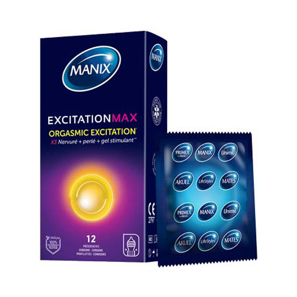 Condoms Manix Maximum Excitement – Triple Stimulation