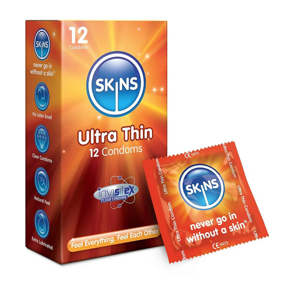 Préservatifs Skins x12 (divers modèles disponibles) - Extra fins