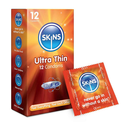 Préservatifs Skins x12 (divers modèles disponibles) - Extra fins