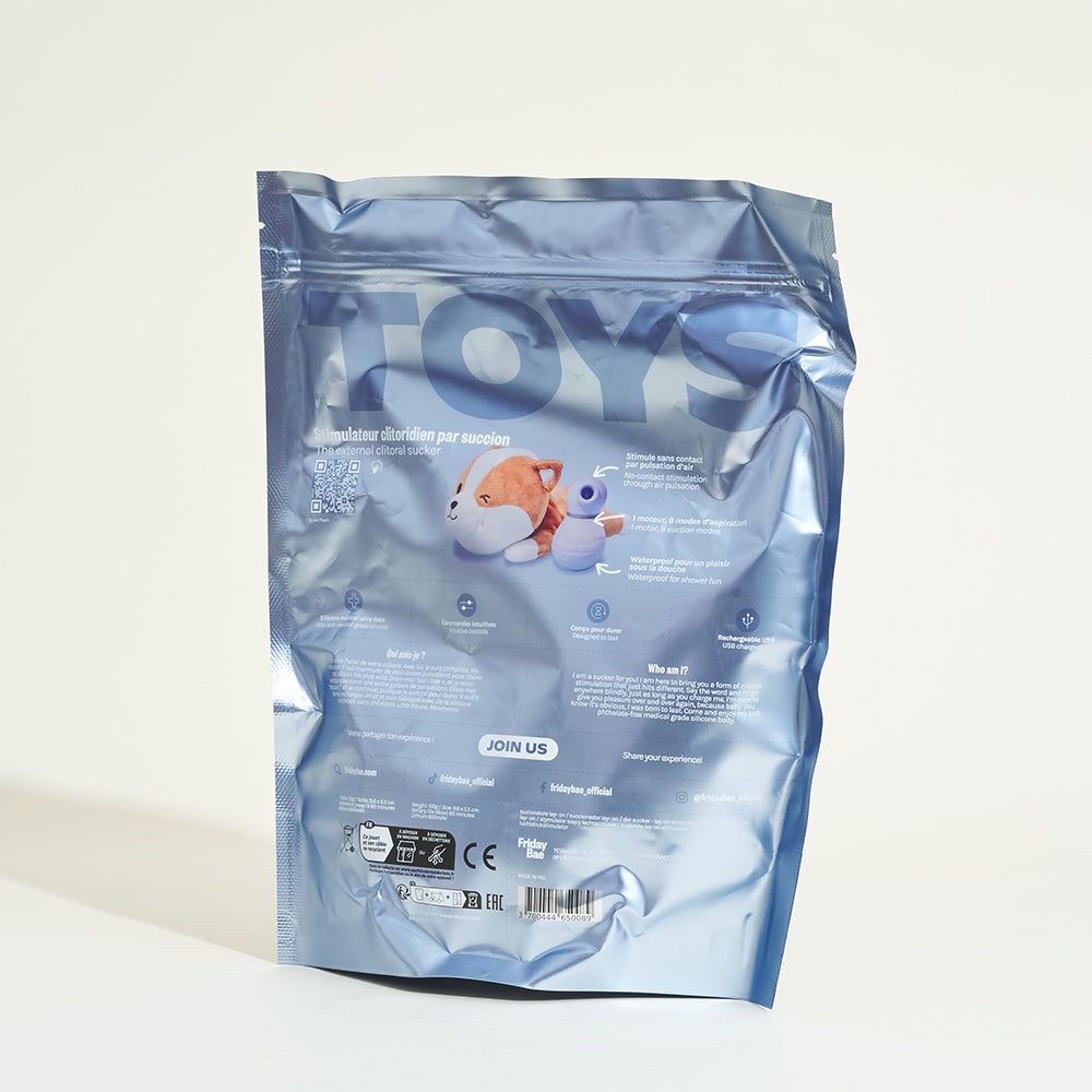 Stimulateur clitoridien & trousse-doudou Friday Bae