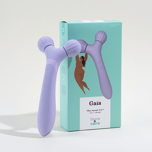 Vibro massant 2-en-1 Gaïa Love&Care