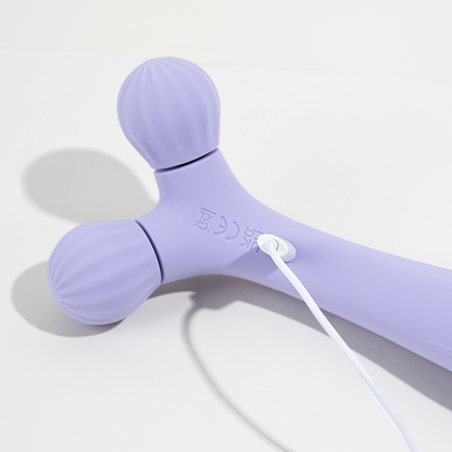 2-in-1 massaging vibrator Gaïa Love&Care 