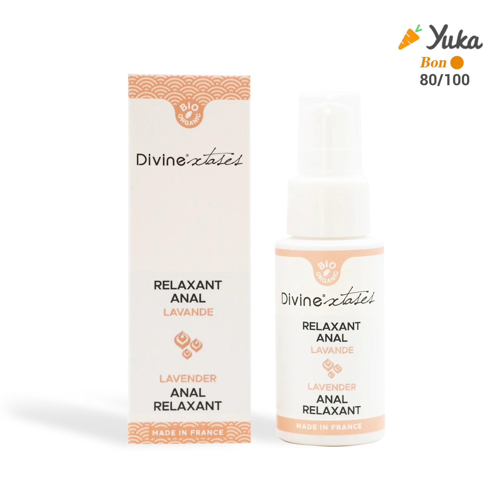 Relaxing gel anal lavender