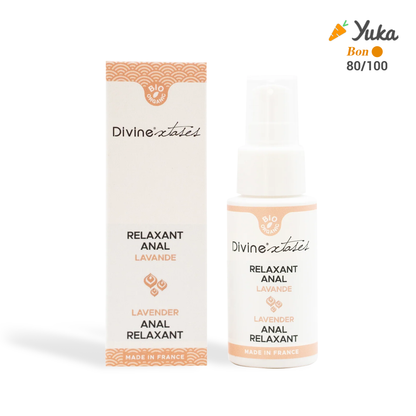 Relaxing gel anal lavender