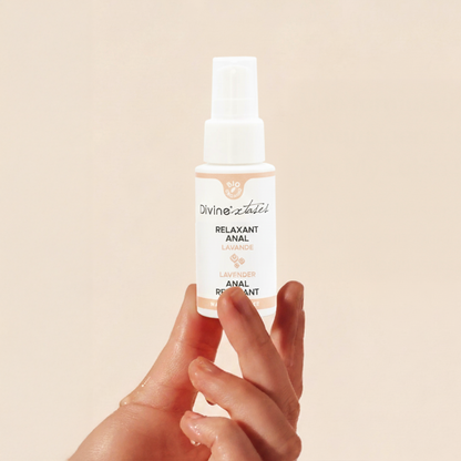 Relaxing gel anal lavender