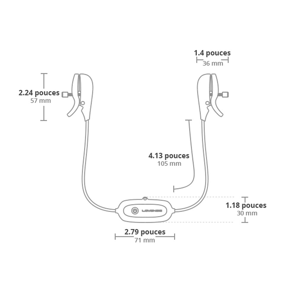 Pinces à seins vibrantes connectées Gemini de Lovense