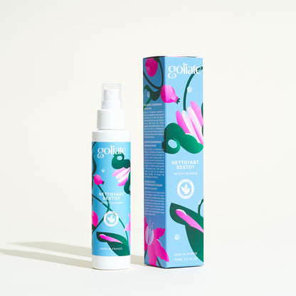 Organic disinfectant cleaner for sex toys