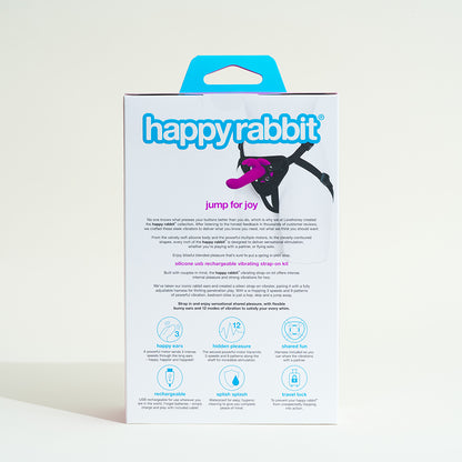 Rabbit Vibrating belt Strap-on Happy Rabbit