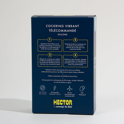 Cockring vibrant télécommandé Hector