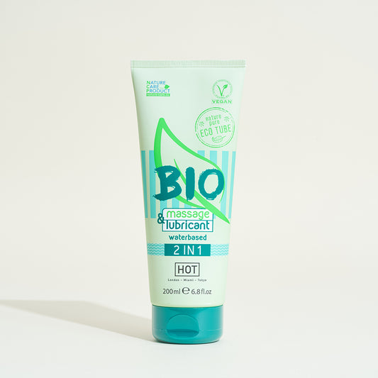 Lubrifiant & Massage 2en1 HOT Bio 200 ml