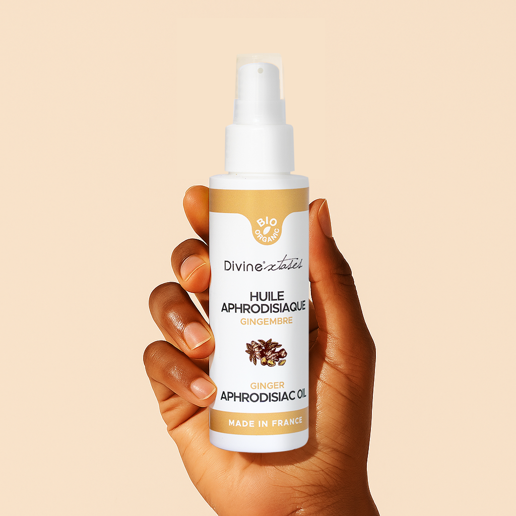 Huile de Massage aphrodisiaque Bio