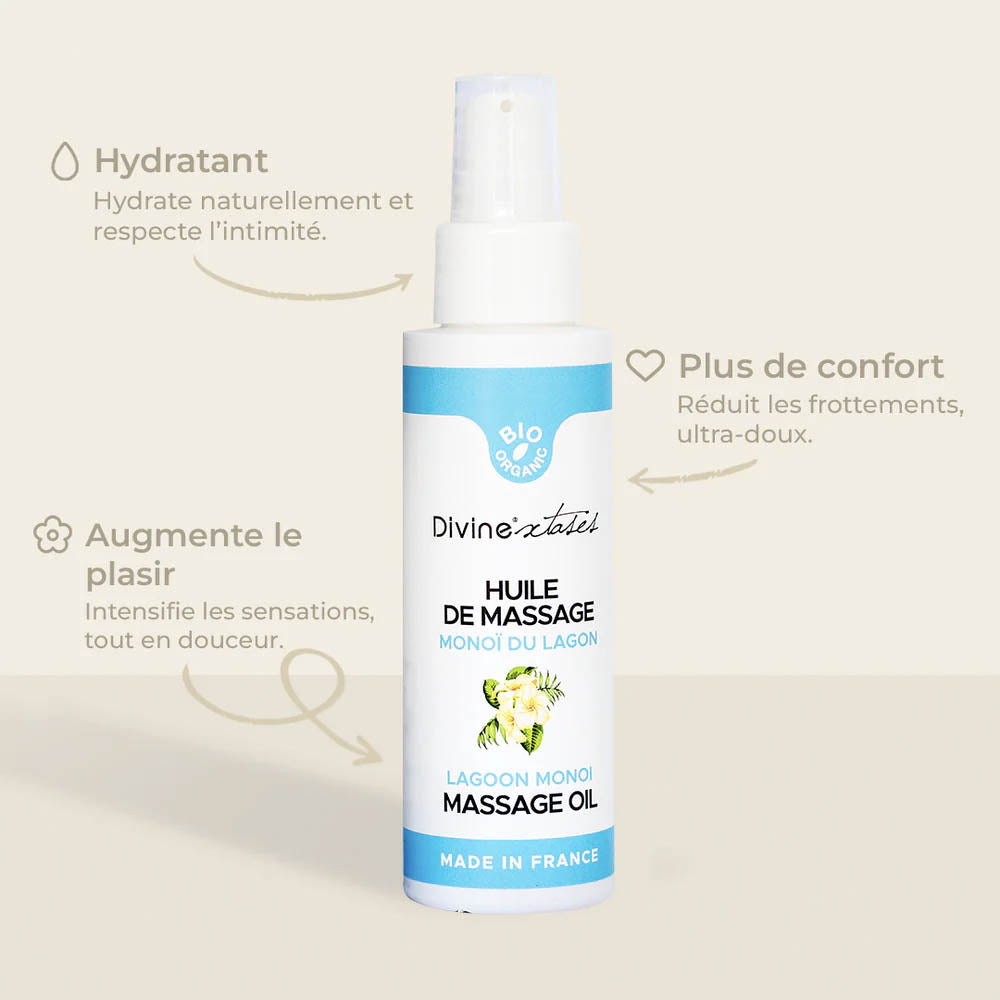 Indulgent organic Monoï massage oil